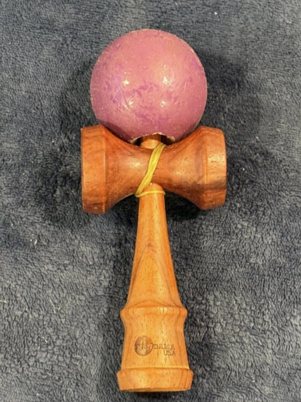 Kendama USA kaizen paddock with purple tama Rare vintage